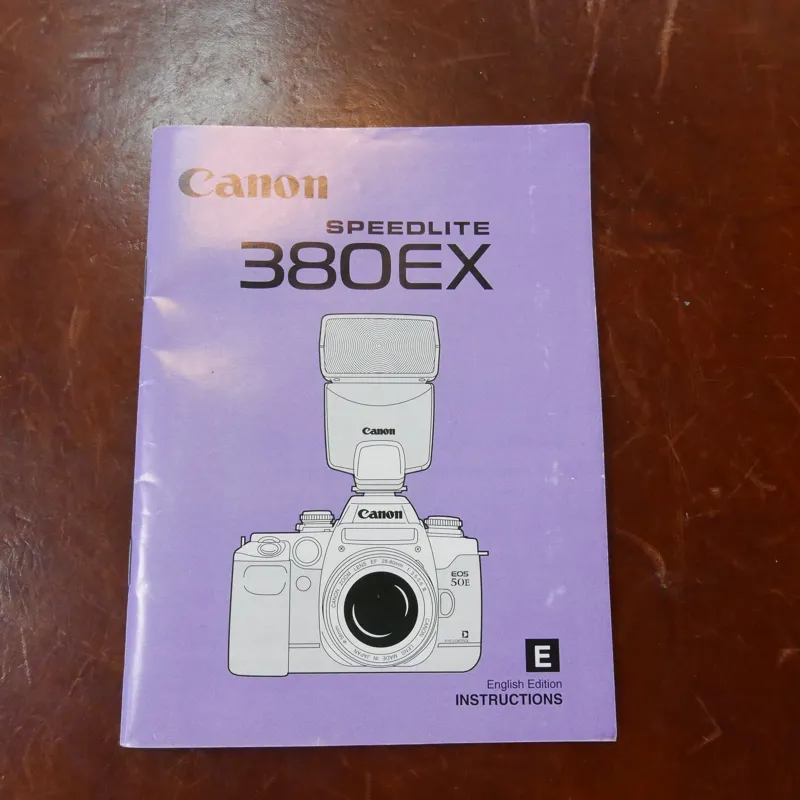 Used Canon Speedlite 380EX Flash - 1 YEAR GTEE-5