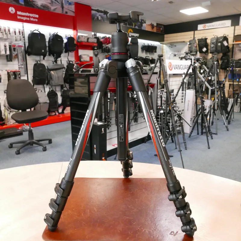 Used Manfrotto MKBFRC4-BH Tripod + Ball Head - 1 YEAR GTEE-4