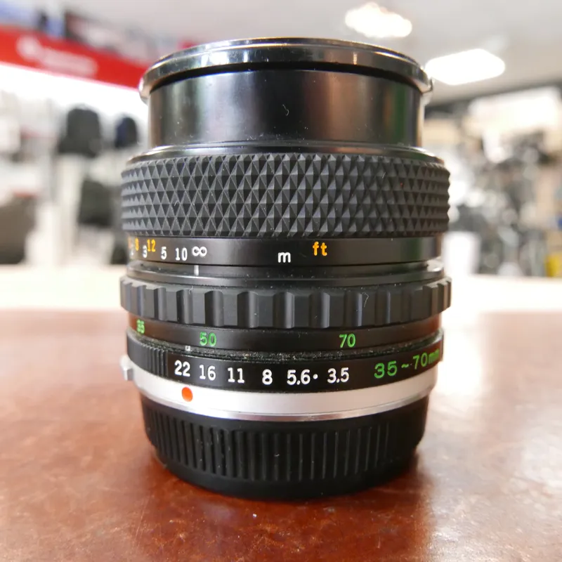 Used Olympus S Zuiko 35-70mm f3.5-4.5 Zoom - OM - 1 YEAR GTEE