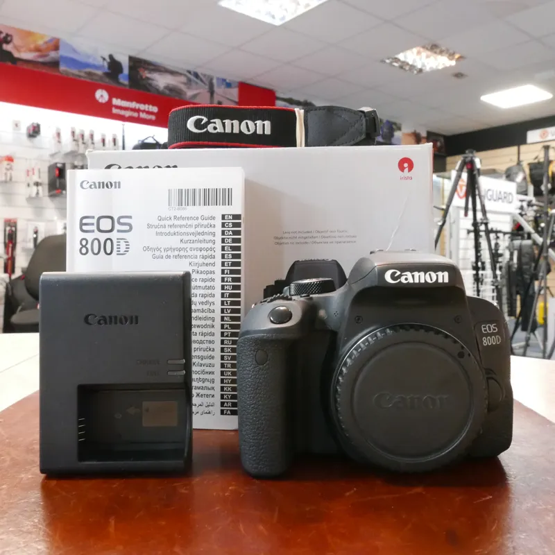 Used Canon EOS 800D Body - 3678 Actuations - 1 YEAR GTEE