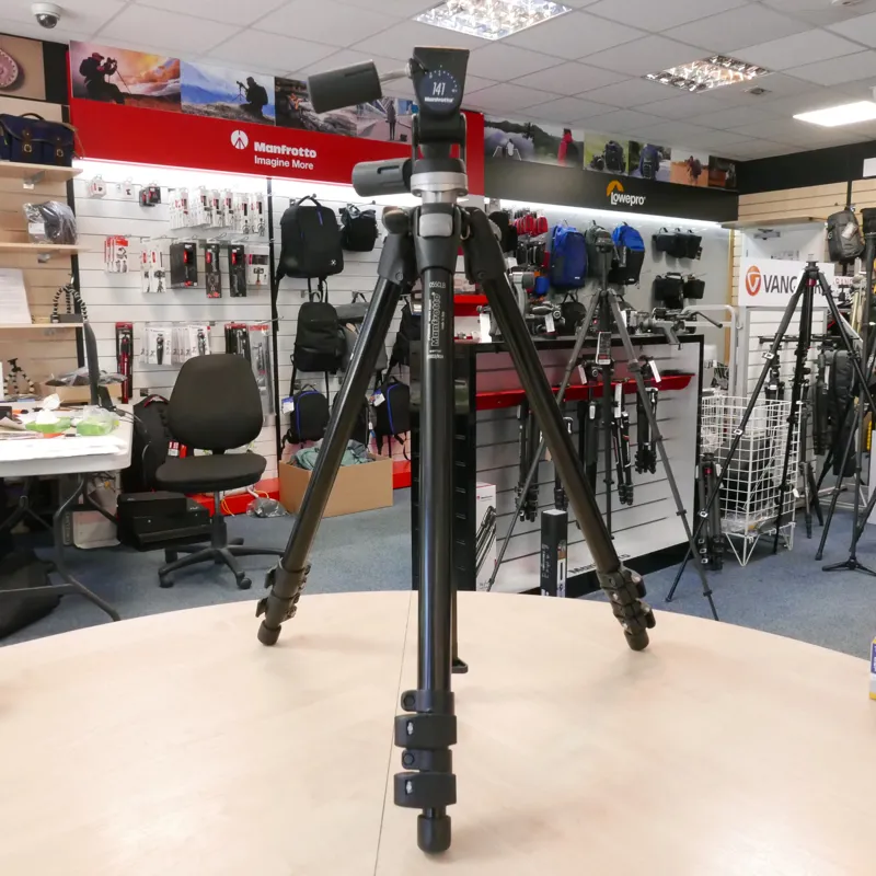 Used Manfrotto 055CLB Tripod + 141 Head - 1 YEAR GTEE