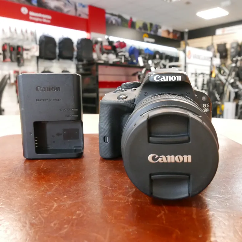 Used Canon EOS 100D + 18-55mm f3.5-5.6 III - 13676 Actuations - 1 YEAR GTEE