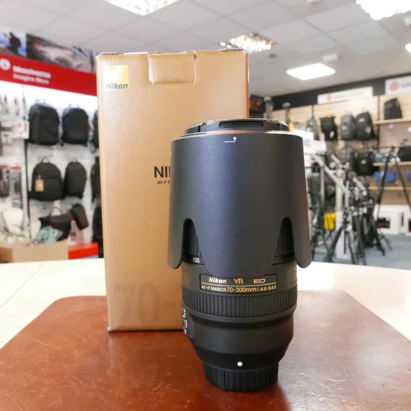 Used Nikon AF-P 70-300mm f4.5-5.6 E ED VR - 1 YEAR GTEE