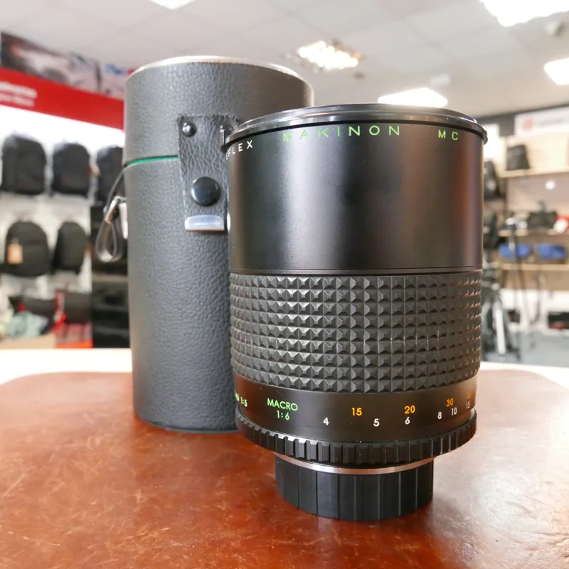 Used Makinon 500mm f8 Reflex Mirror - Pentax K - 1 YEAR GTEE