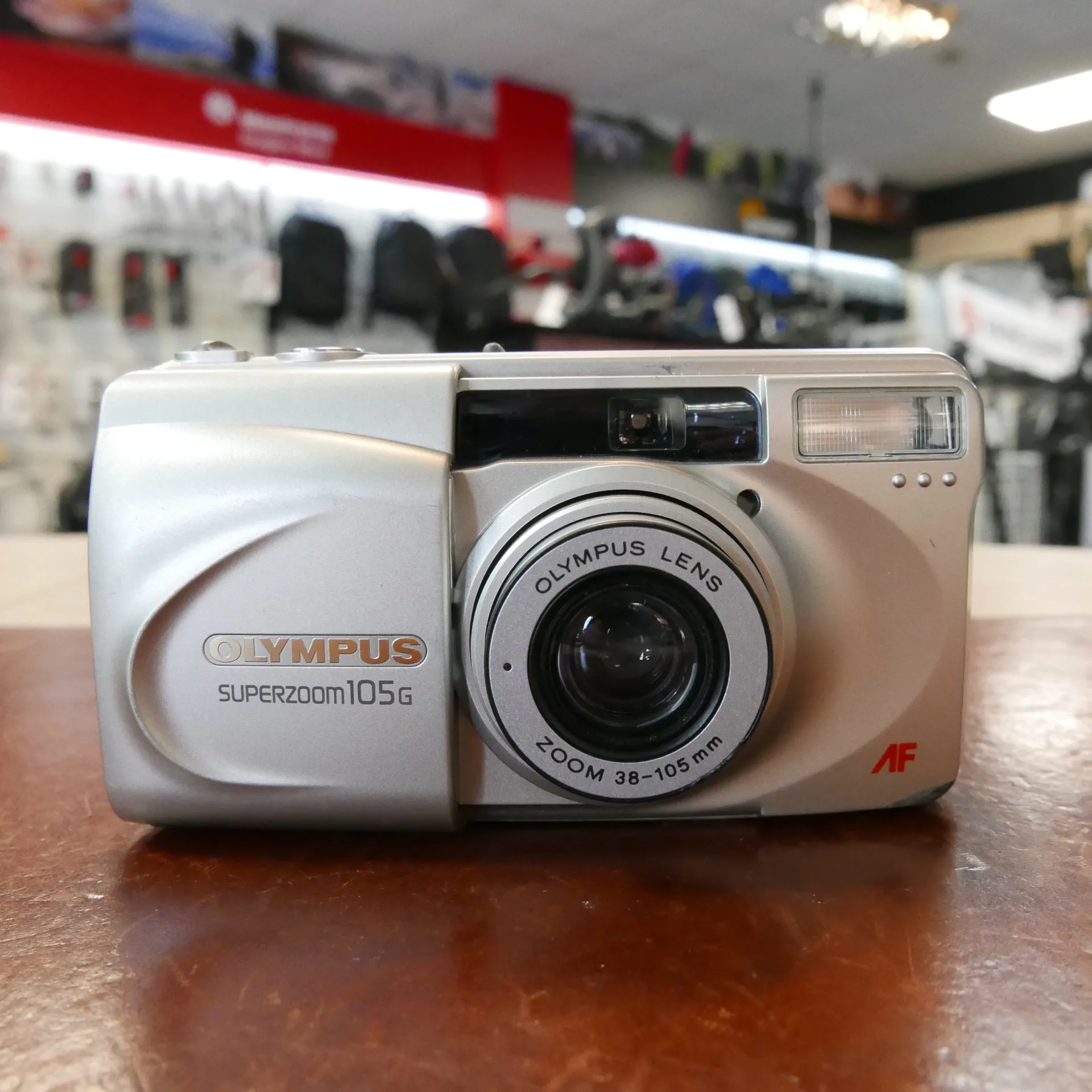Used Olympus Superzoom 105G Film Compact YEAR GTEE