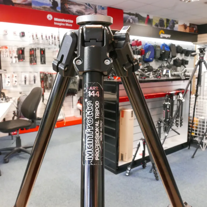 Used Manfrotto 144B Tripod Legs - Black - 1 Year GTEE-2