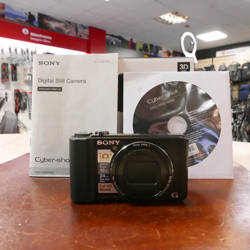 Used Sony DSC HX9V Digital Compact - 1 Year GTEE