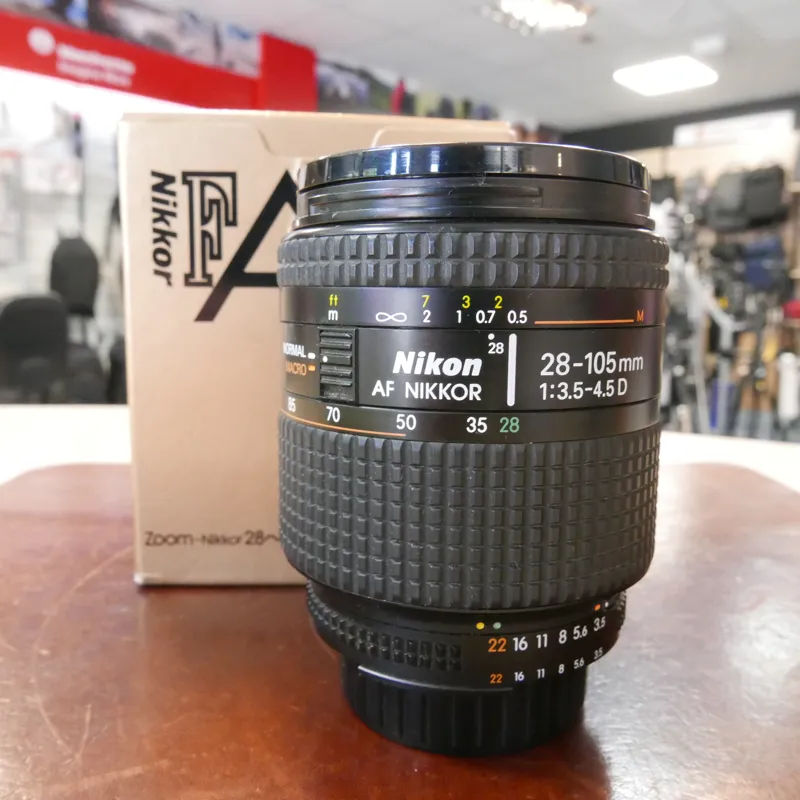 Used Nikon 28-105mm f3.5-4.5 AF-D - 12 Months Warranty