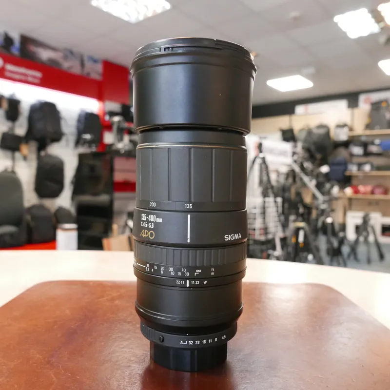 シグマ 135-400mm F4.5-5.6 APO DG ペンタックス用 ☆極上美品☆ シグマ SIGMA 135-400mm F4.5-5.6 APO 前後キャップ付