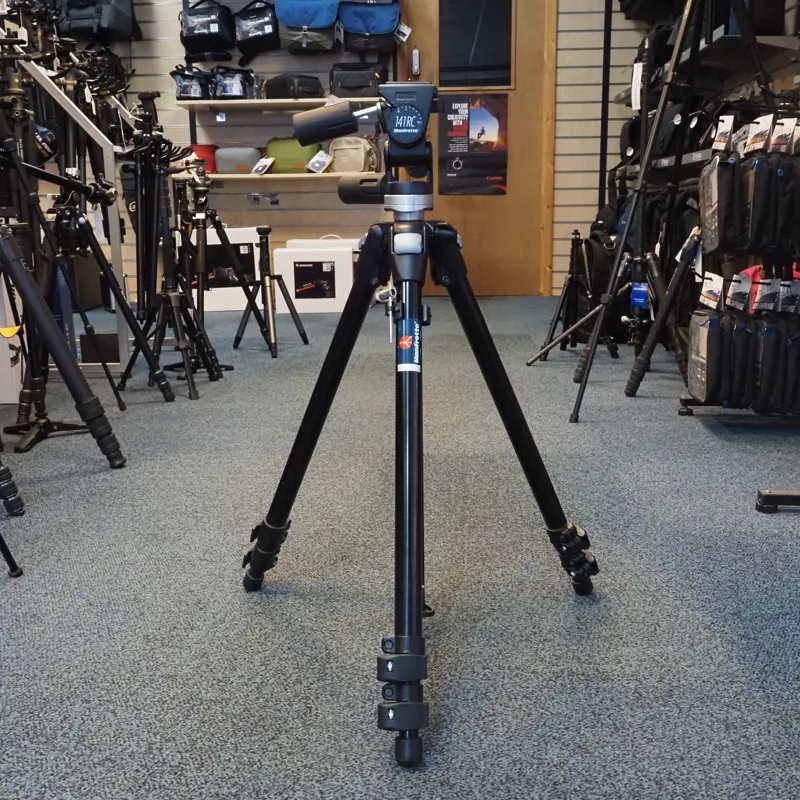 Used Manfrotto 055CLB + 141 RC Head - 12 Months Warranty