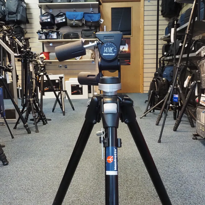 Used Manfrotto 055CLB + 141 RC Head - 12 Months Warranty-1