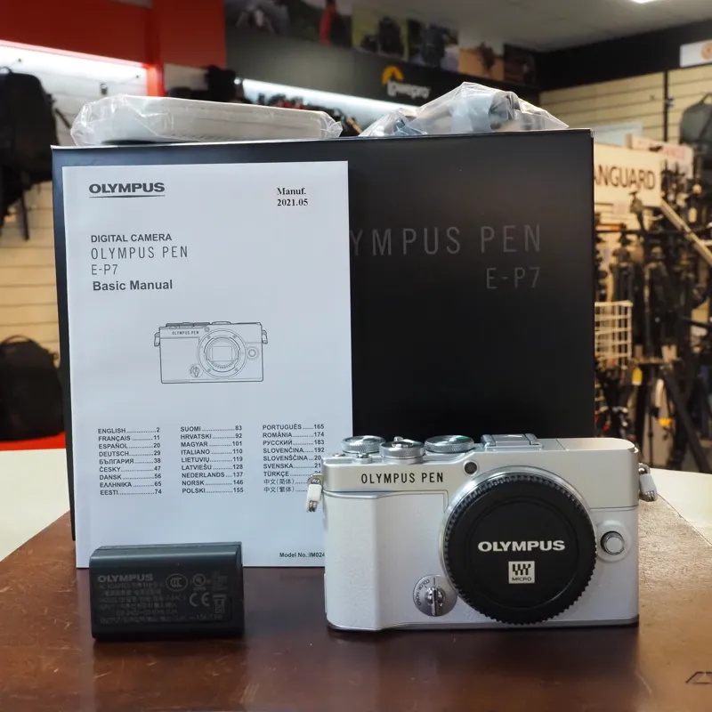Used Olympus PEN E-P7 Body - White - 356 Actuations -  12 Months Warranty