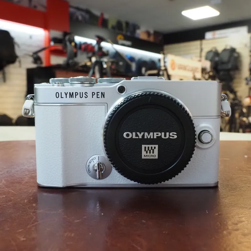 Used Olympus PEN E-P7 Body - White - 356 Actuations -  12 Months Warranty-1