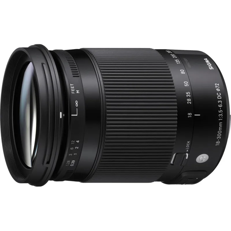 Sigma 18-300mm F3.5-6.3 DC Macro OS HSM CONTEMPORARY Lens - Canon Fit-1