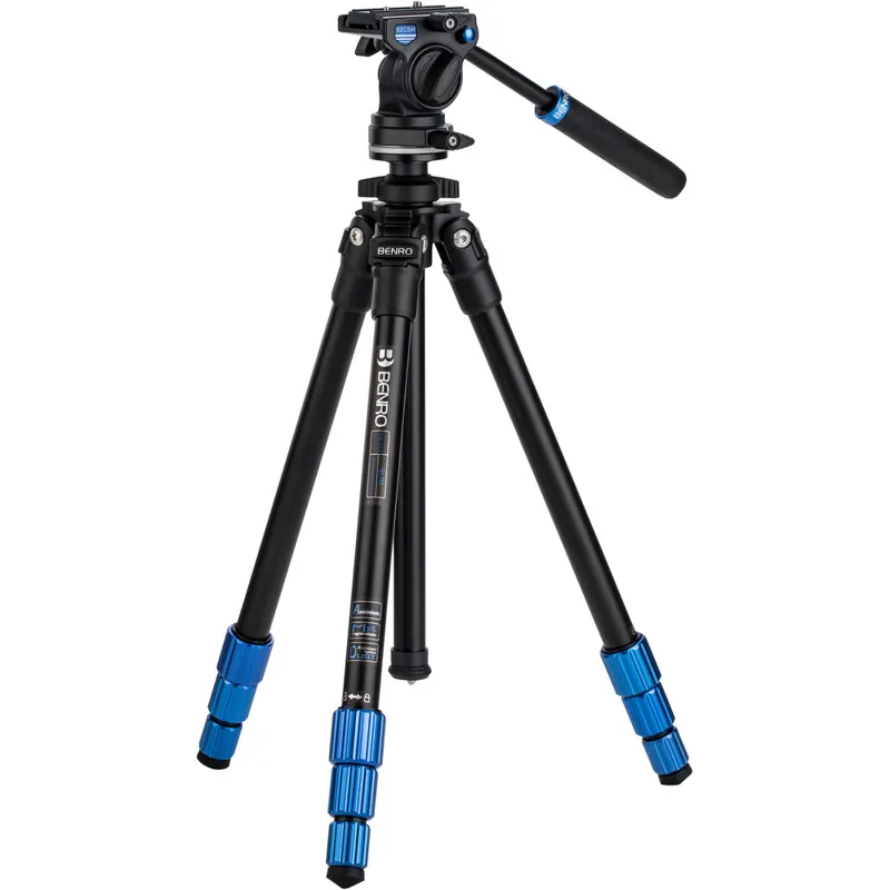 Ex-Display Benro TSL08AS2CSH Slim Aluminium Video Tripod Video Kit