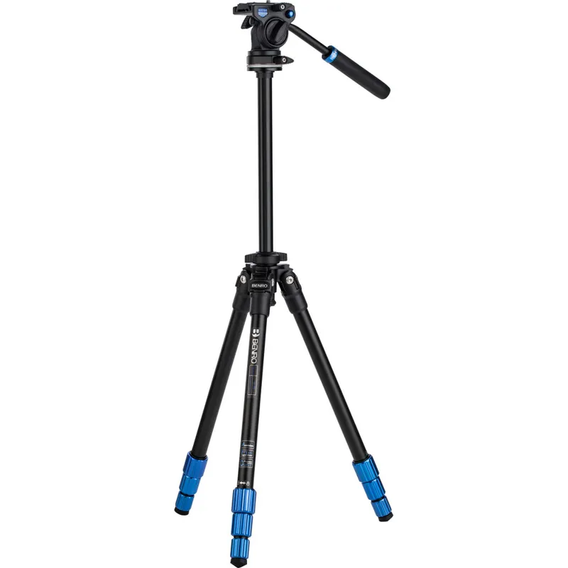 Ex-Display Benro TSL08AS2CSH Slim Aluminium Video Tripod Video Kit-2