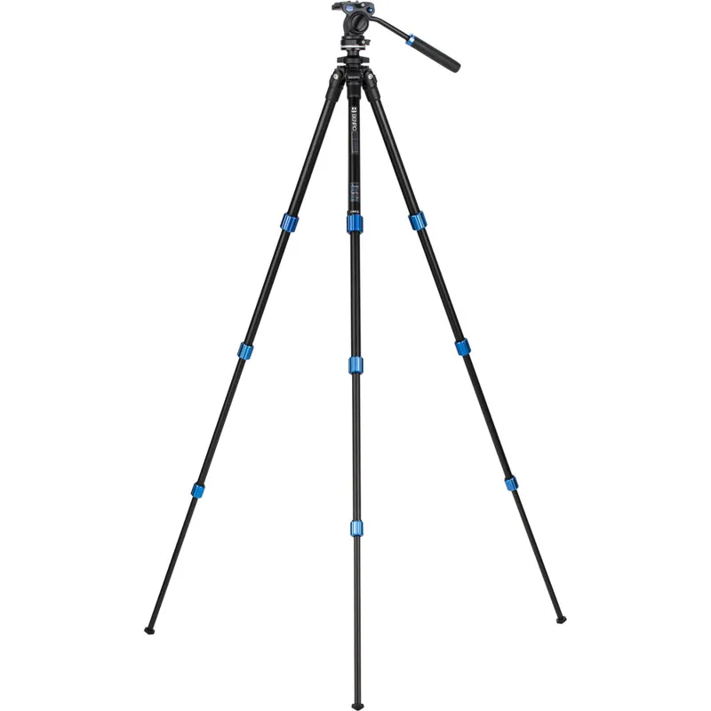Ex-Display Benro TSL08AS2CSH Slim Aluminium Video Tripod Video Kit-3