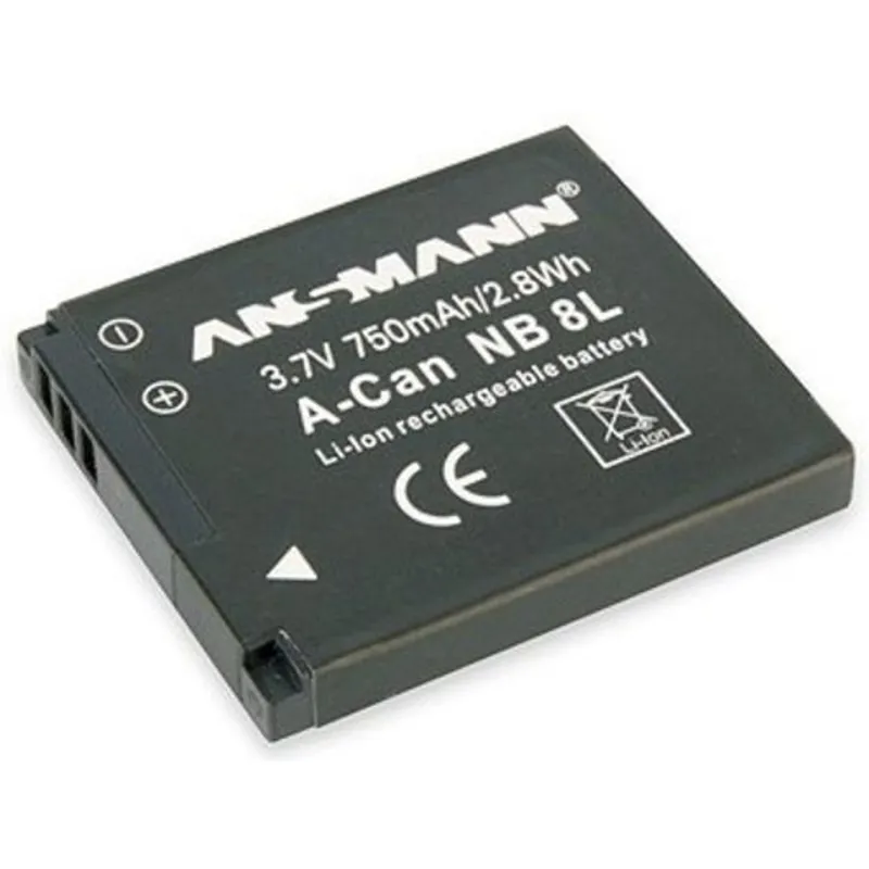 Ansmann Canon NB-8L Lithium-Ion Camera Battery