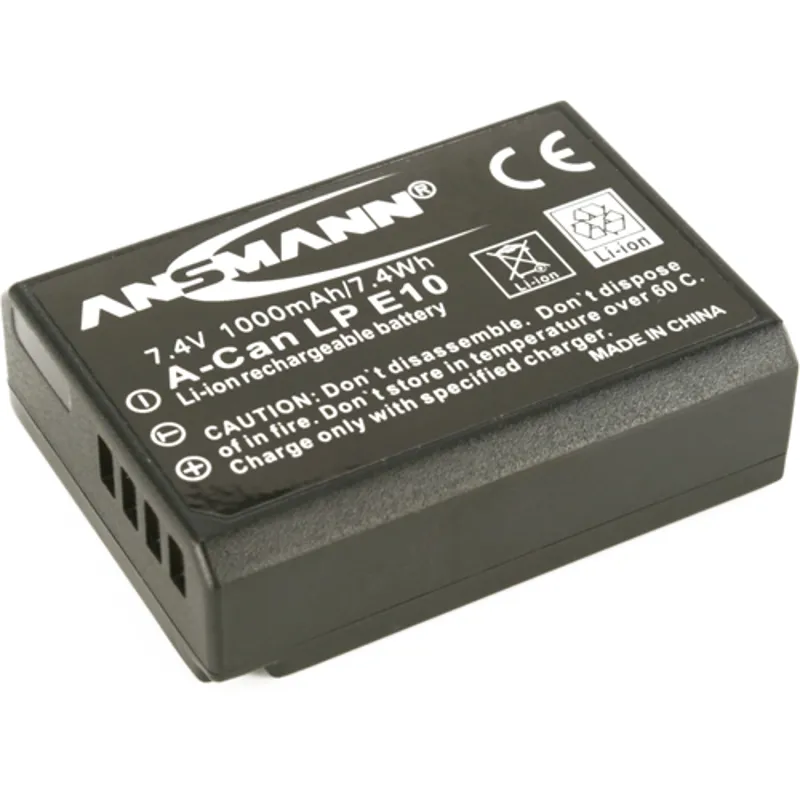 Ansmann Canon LP-E10 Lithium-Ion Camera Battery