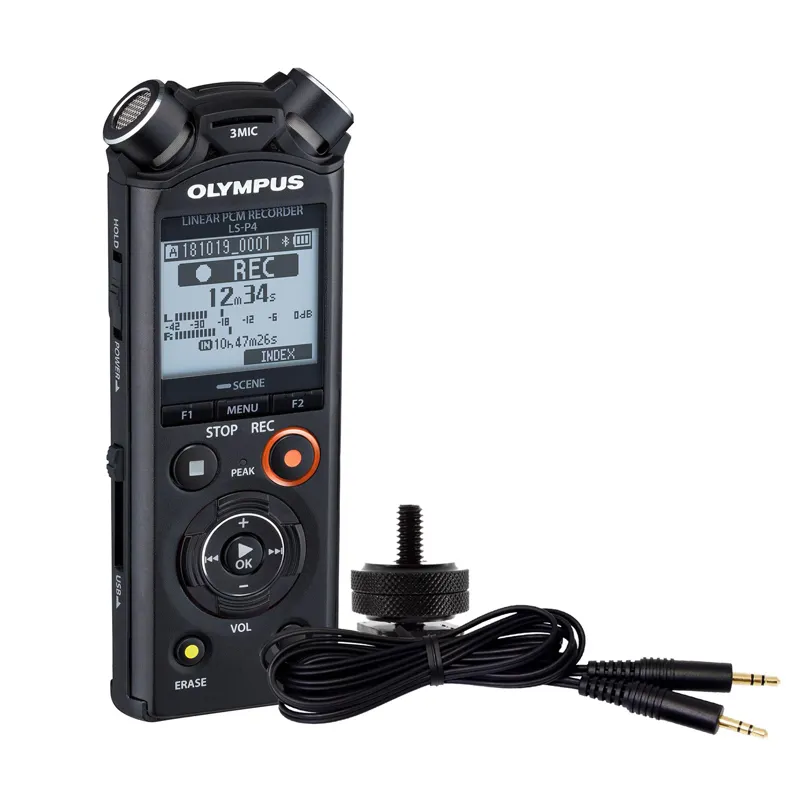 Open Box Olympus LS-P4 Linear PCM Audio Recorder Video Edition