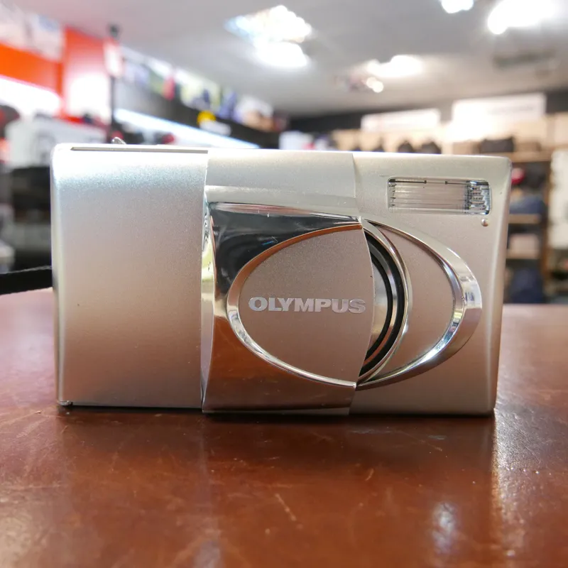 Used Olympus MJU V Zoom Compact 35mm Film Camera  - 1 YEAR GTEE-3