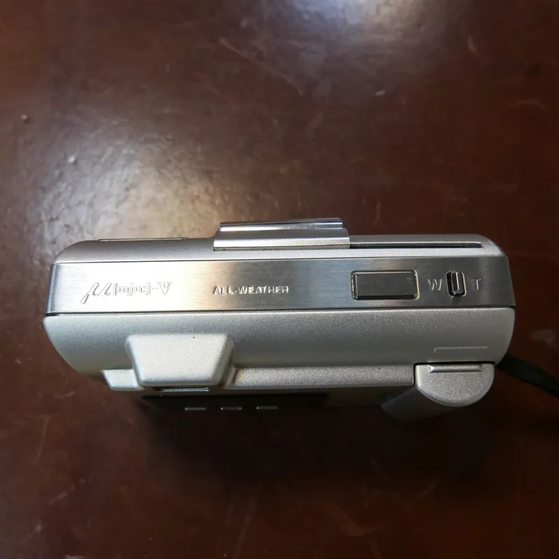 Used Olympus MJU V Zoom Compact 35mm Film Camera  - 1 YEAR GTEE-1