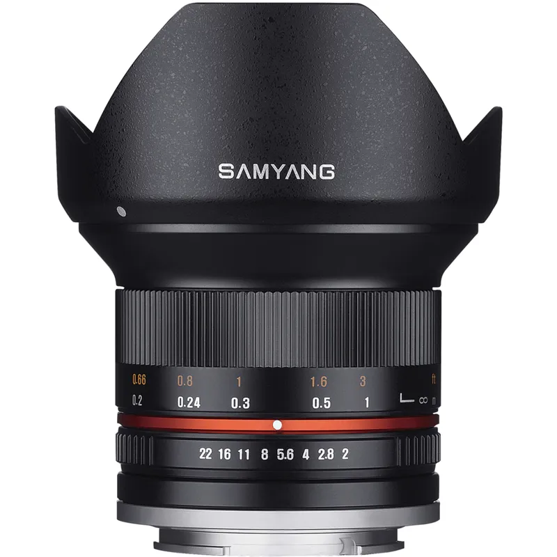 Samyang 12mm F2.0 NCS CS Lens in Fuji Fit 