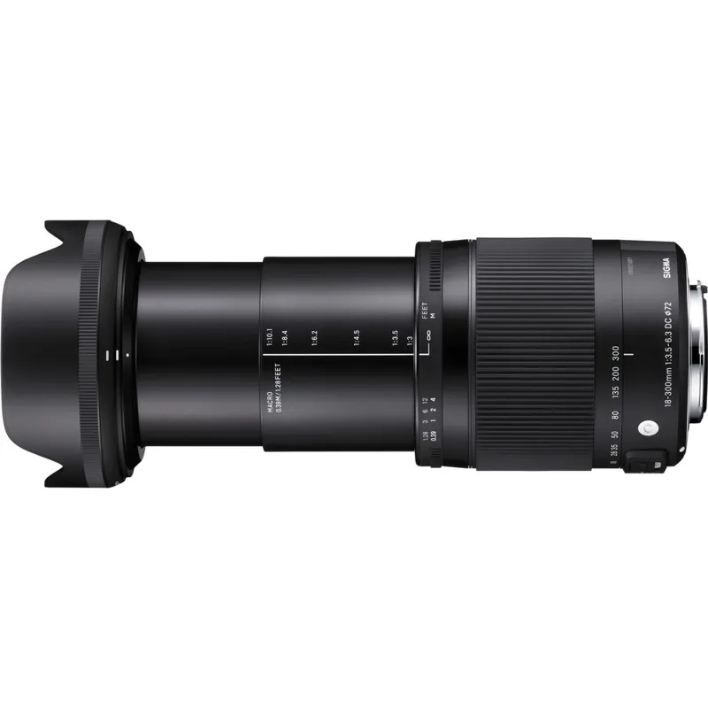 Sigma 18-300mm F3.5-6.3 DC Macro OS HSM CONTEMPORARY Lens - Nikon Fit-3