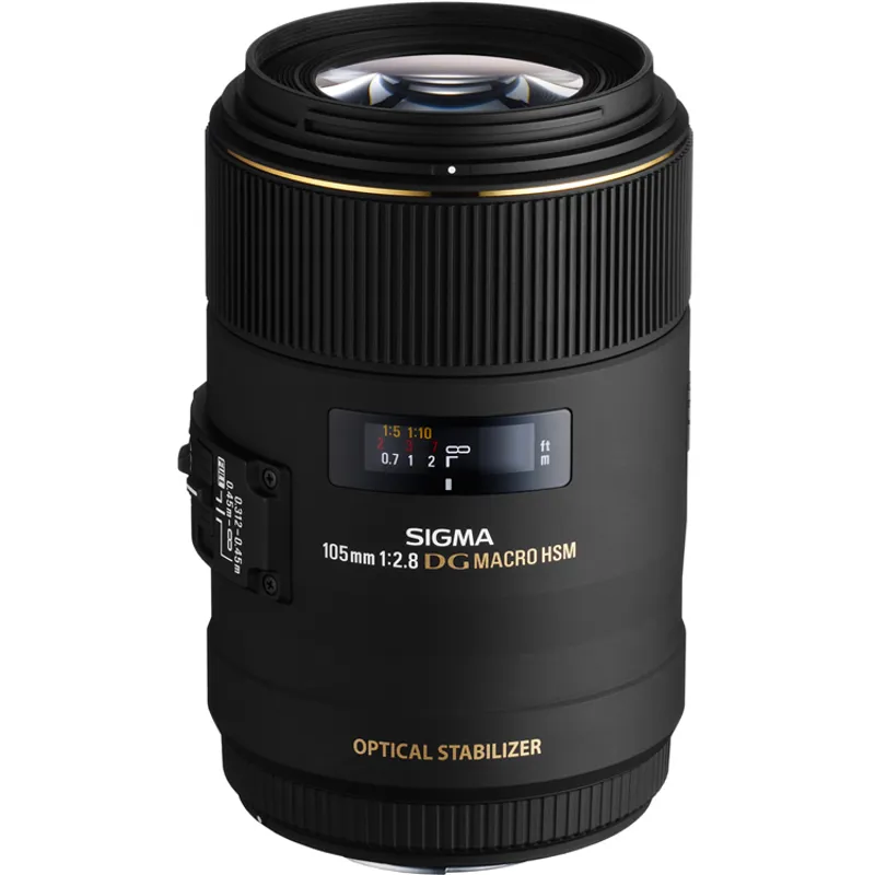 Sigma 105mm Macro F2.8 EX DG OS HSM Lens - Canon Fit-1