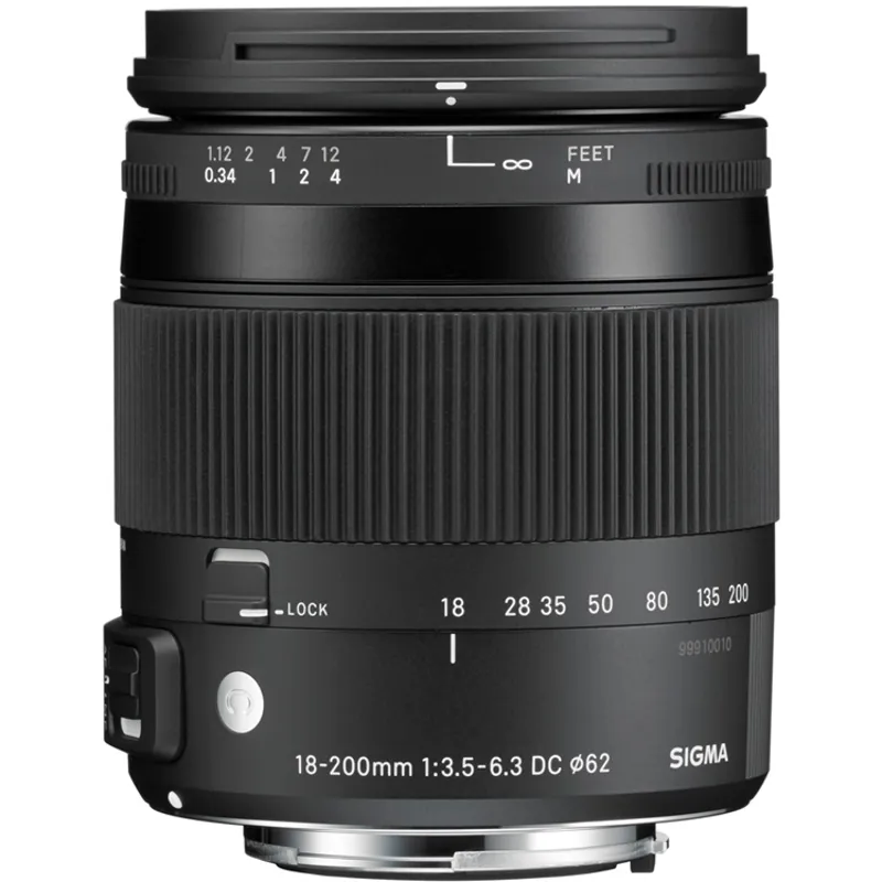 Sigma 18-200mm F3.5-6.3 DC Macro OS HSM CONTEMPORARY Lens - Canon Fit