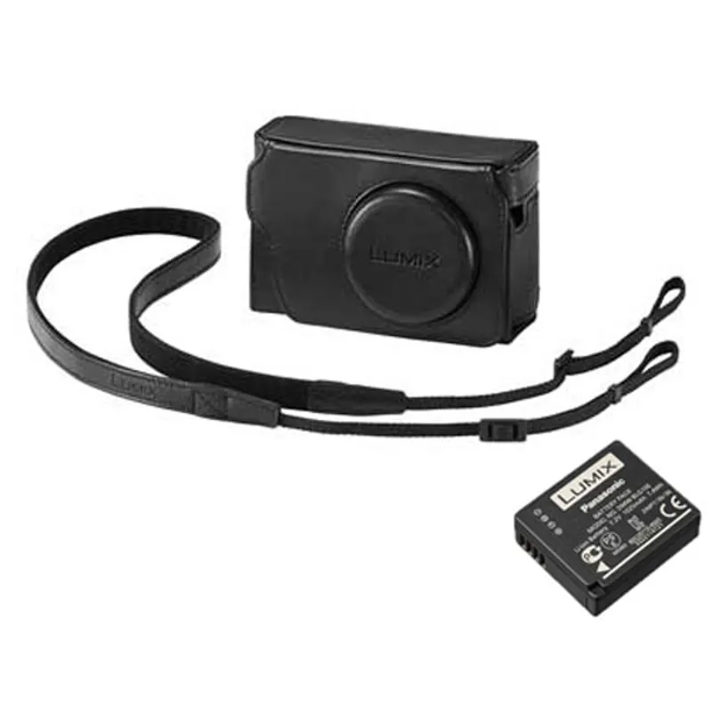 Panasonic TZ80 Leather Case and Battery Accessory Kit