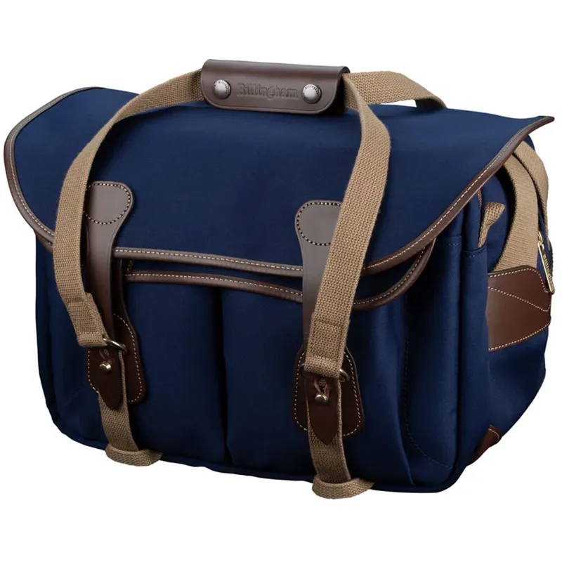 Ex Demo Billingham 335 MKII Camera/Laptop Bag in Navy/Chocolate