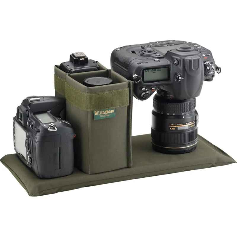 Ex Demo Billingham 335 MKII Camera/Laptop Bag in Navy/Chocolate-2