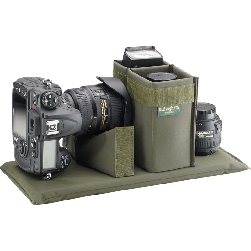 Ex Demo Billingham 335 MKII Camera/Laptop Bag in Navy/Chocolate-3