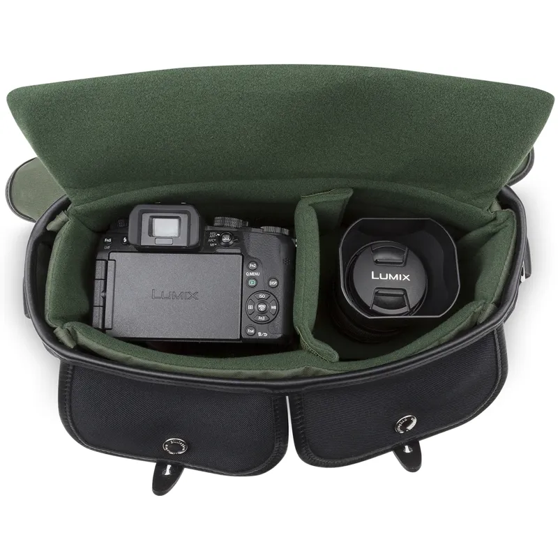 Billingham Hadley Small Pro Camera Bag in Black FibreNyte/Black Leather-2