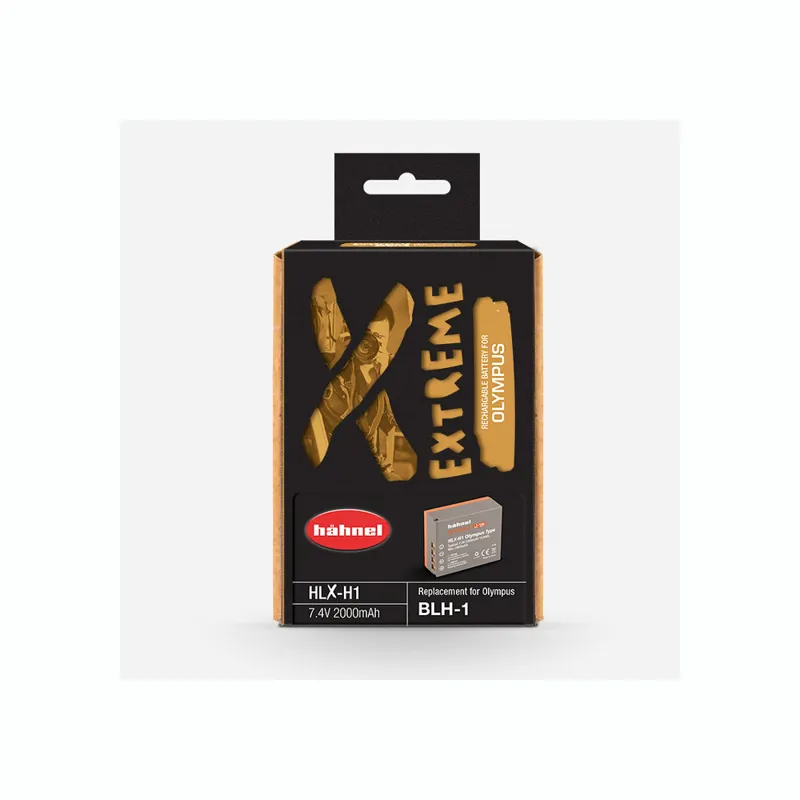 Hahnel Extreme HLX-H1 High Performance Olympus BLH-1 Battery