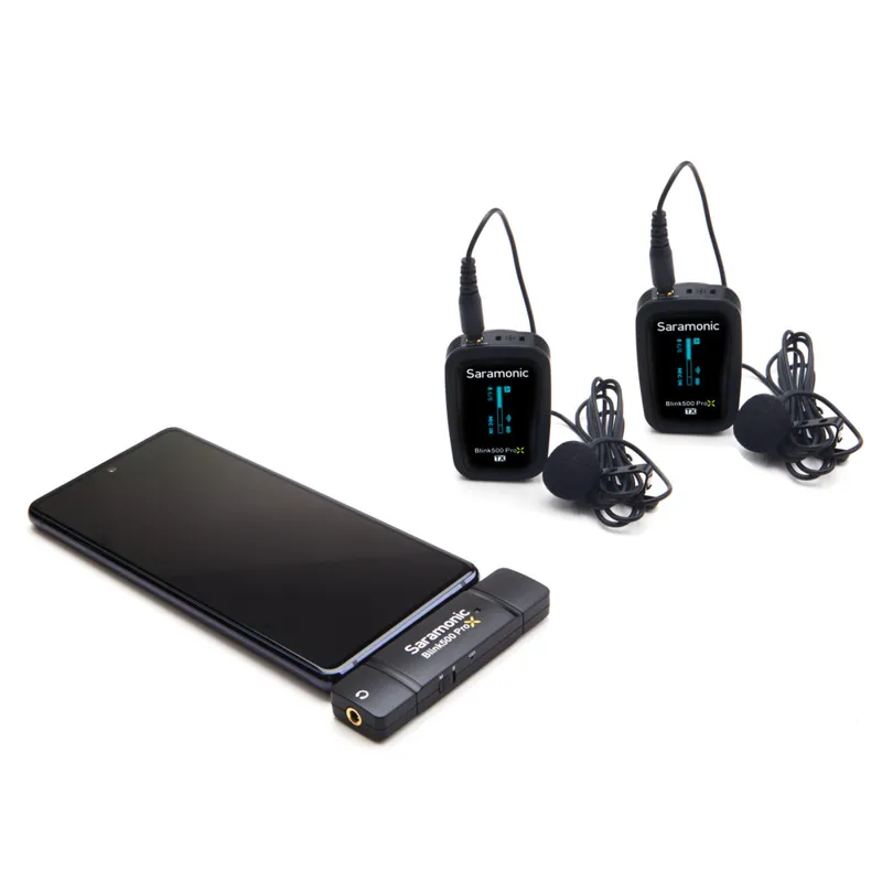 Saramonic Blink 500 ProX B6 2-Person Digital Wireless Microphone System USB-C -6