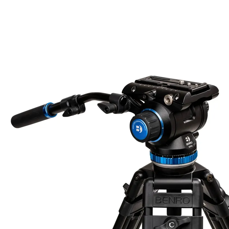Ex-Display Benro A673TM Dual Stage Aluminium Video Tripod and S8PRO Head-2