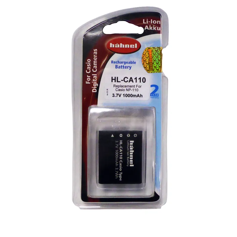 Hahnel HL-CA110 for Casio NP-110 Lithium Ion Rechargeable Battery