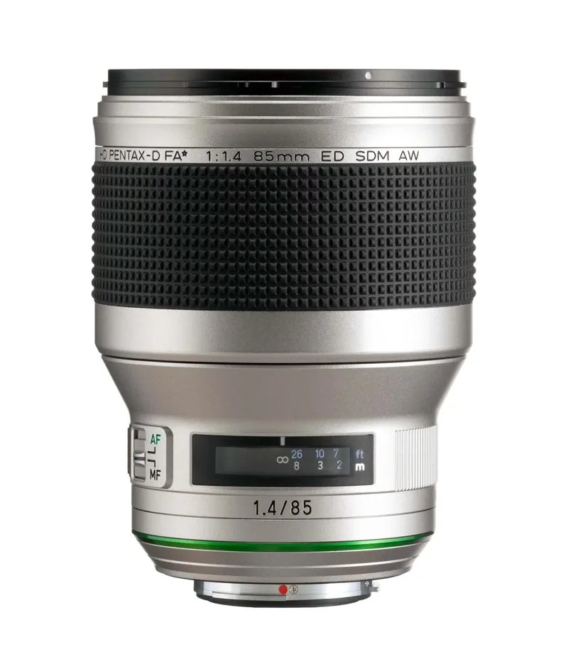 Pentax HD Pentax-D FA 85mm F1.4 Lens Silver Edition