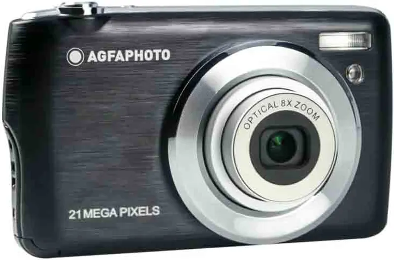 AgfaPhoto Realishot DC8200 Compact Camera in Black With 16GB SD Card and Case