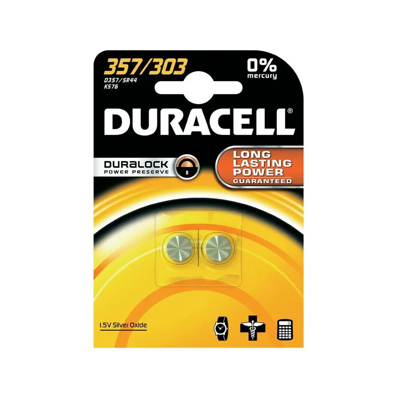 Duracell D357 10L14 Twin Pack