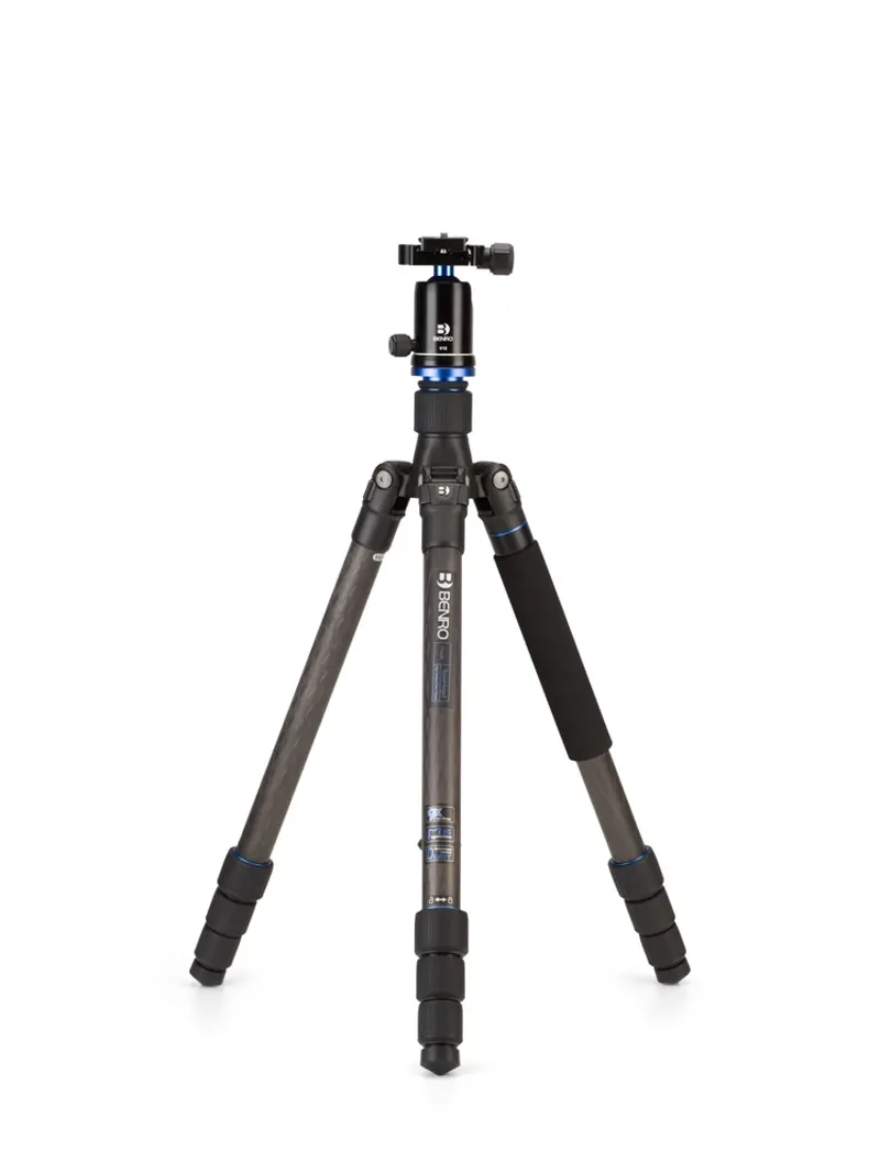 Ex-Display Benro FTA28CV1 Travel Angel Carbon Tripod with V1E Ball Head