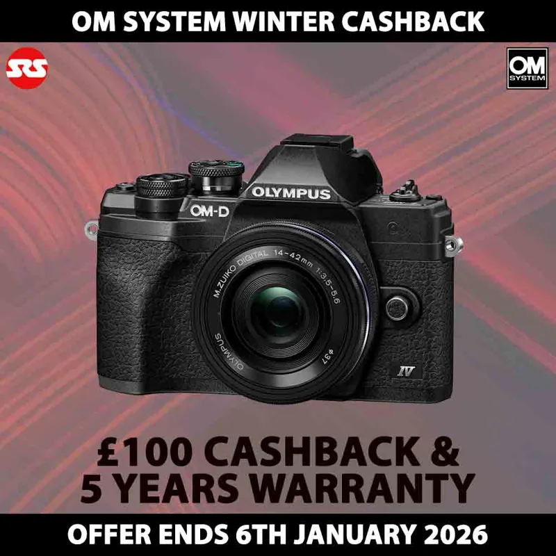 Olympus OM-D E-M10 Mark IV with 14-42mm EZ Lens in Black - CASHBACK AND FIVE YEARS WARRANTY!