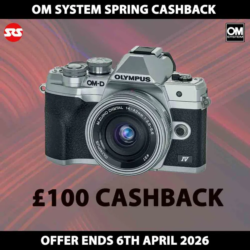 Olympus OM-D E-M10 Mark IV with 14-42mm EZ Lens in Silver - CASHBACK!
