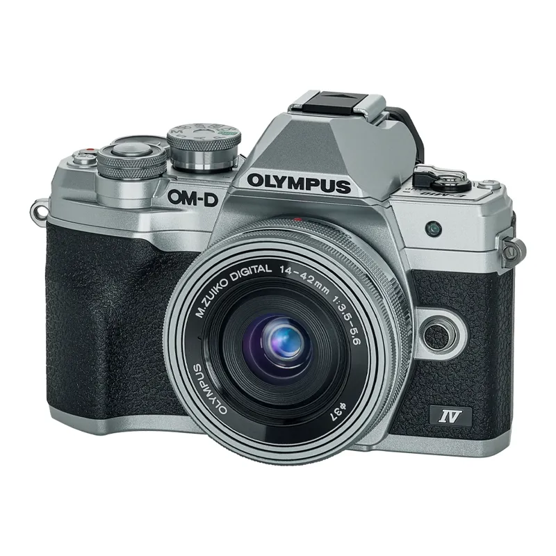 Olympus OM-D E-M10 Mark IV with 14-42mm EZ Lens in Silver