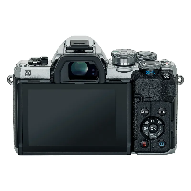 Olympus OM-D E-M10 Mark IV with 14-42mm EZ Lens in Silver-2