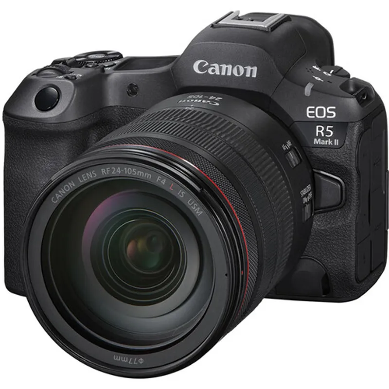 Canon EOS R5 Mark II Mirrorless Camera with 24-105mm f4 Lens -1