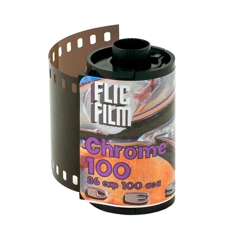 Flic Film Chrome 100 35mm Colour Transparency Film - 36 exp
