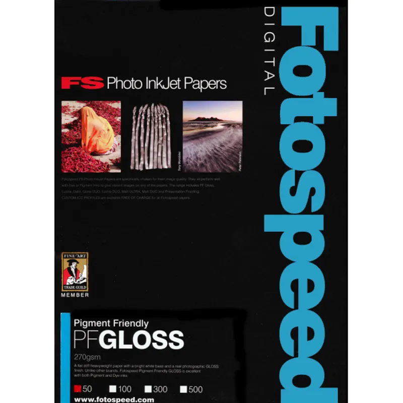 Fotospeed PF Gloss 270 Photo Paper - A4 50 Sheets